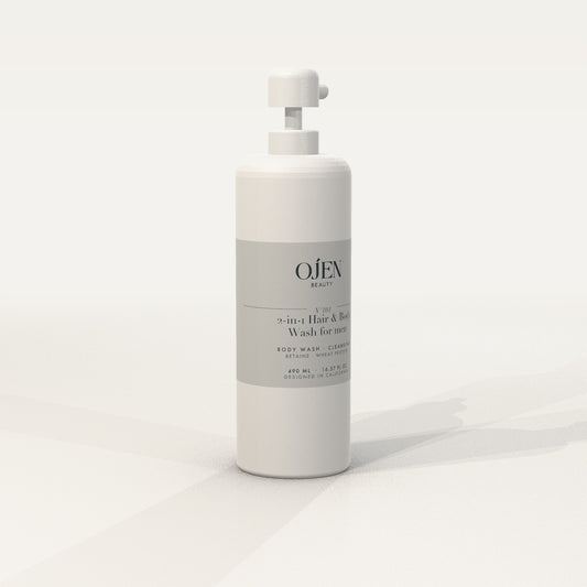 Ojen® N°101 2-in-1 Hair & Body Wash for Men — angled view