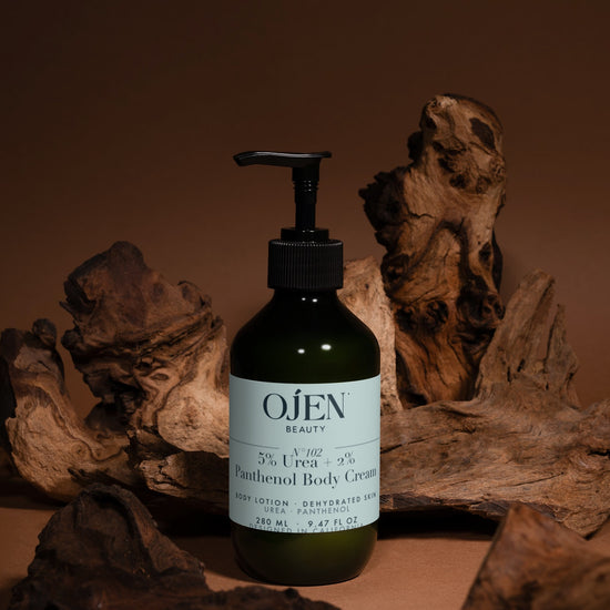 Ojen® N°102 5% Urea + 2% Panthenol Body Cream (Green Bottle) — in situ