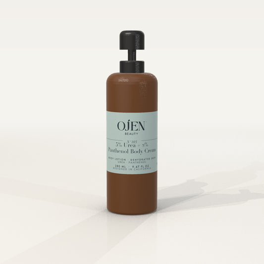 Ojen® N°103 5% Urea + 2% Panthenol Body Cream (Amber Bottle) — front