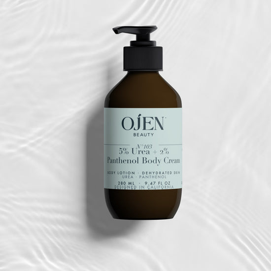 Ojen® N°103 5% Urea + 2% Panthenol Body Cream (Amber Bottle) — studio