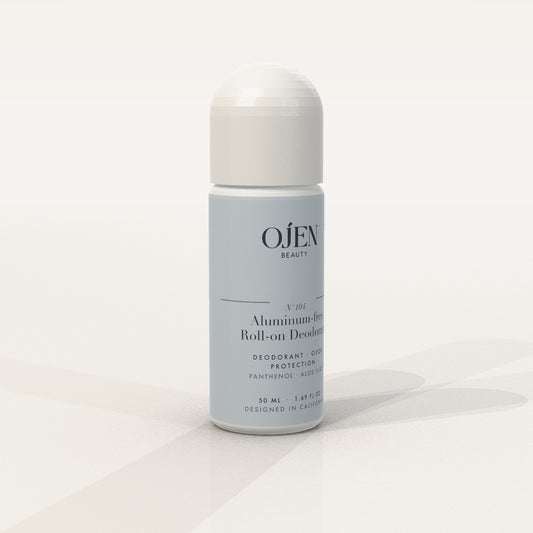 Ojen® N°104 Aluminum-free Roll-on Deodorant (White) — angled view