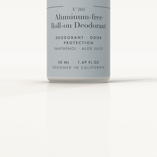 Ojen® N°104 Aluminum-free Roll-on Deodorant (White) — label detail