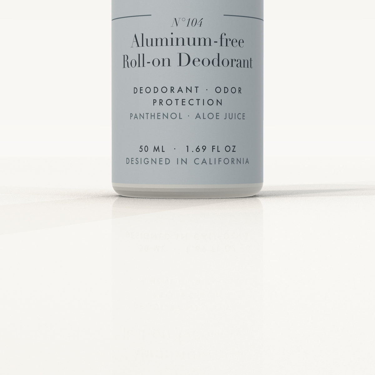 Ojen® N°104 Aluminum-free Roll-on Deodorant (White) — label detail