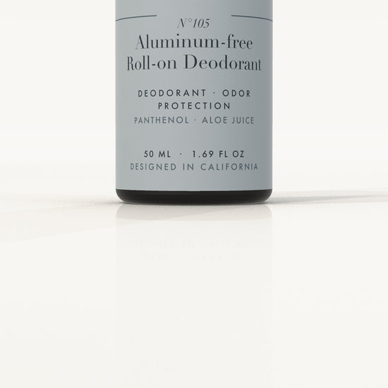 Ojen® N°105 Aluminum-free Roll-on Deodorant (Black) — label detail