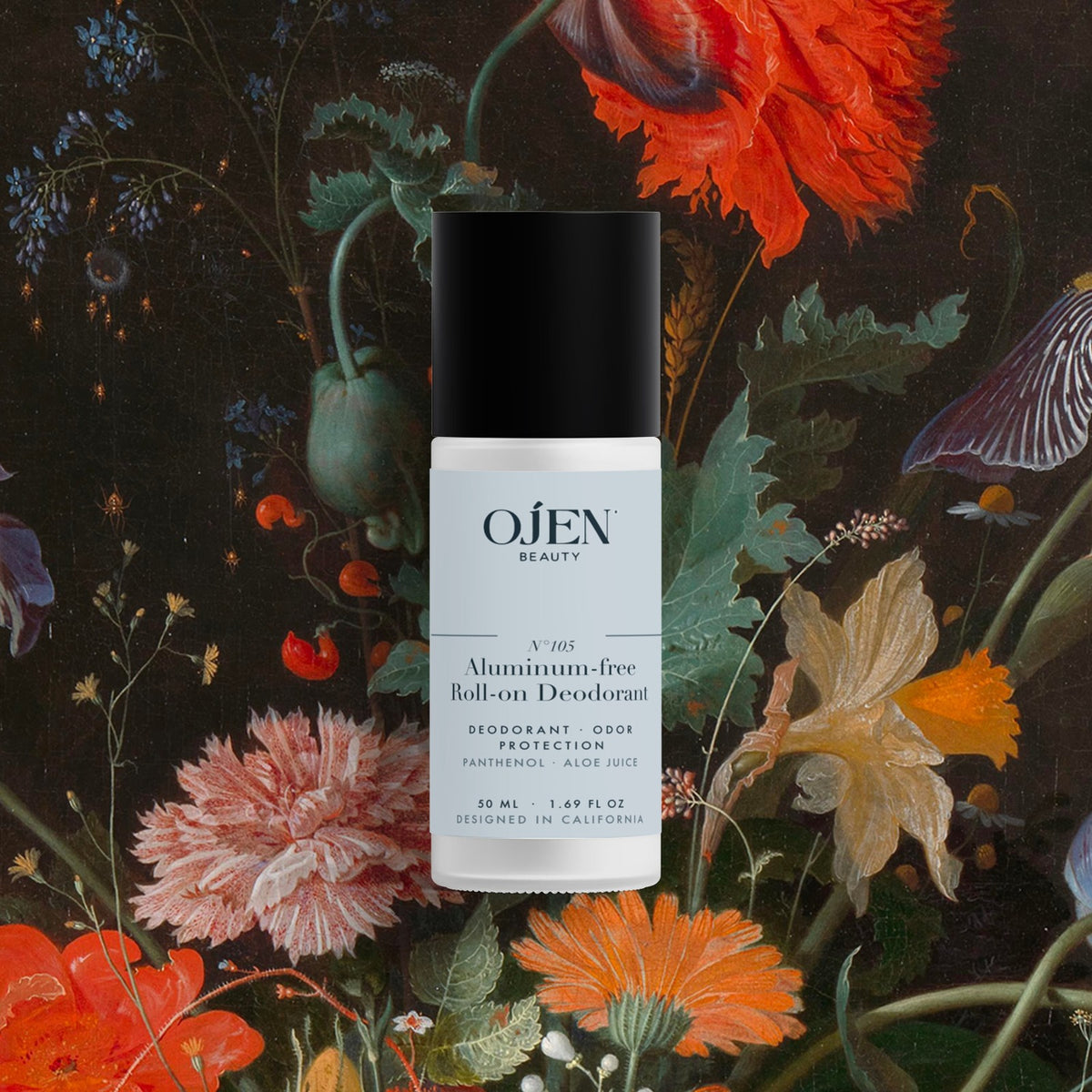 Ojen® N°105 Aluminum-free Roll-on Deodorant (Black) — in situ