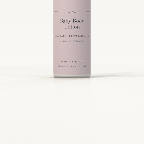 Ojen® N°106 Baby Body Lotion — label detail