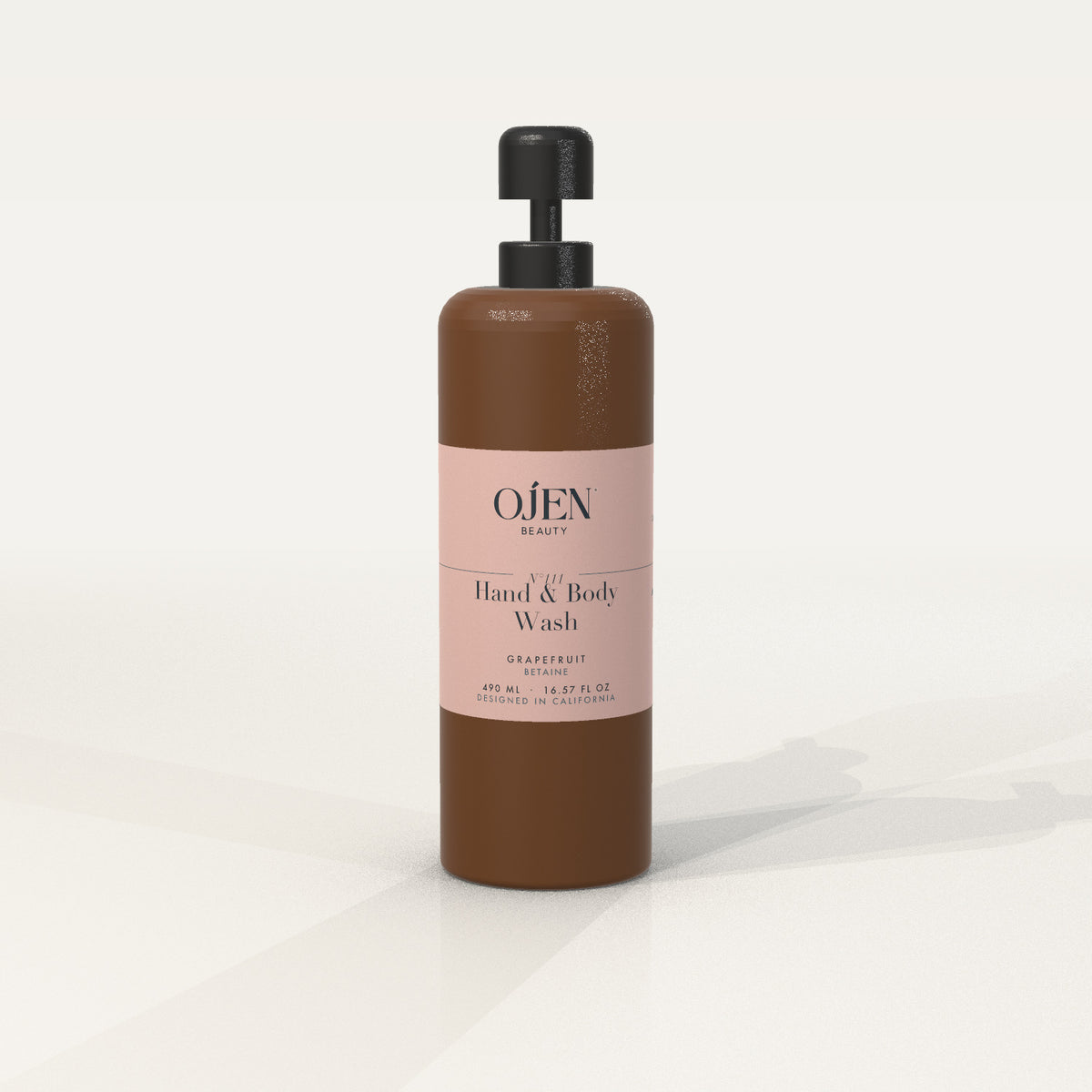 Ojen® N°111 Hand & Body Wash, Grapefruit (Amber Bottle) — front