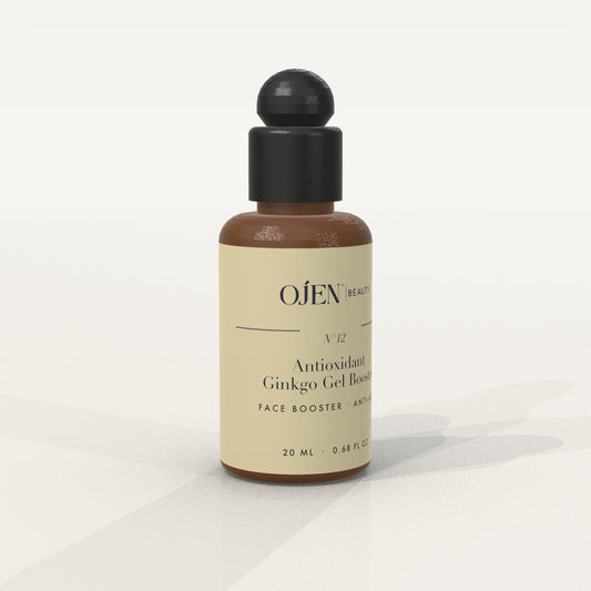 Ojen® N°12 Antioxidant Ginkgo Gel Booster, 20 ml (Amber) — angled view
