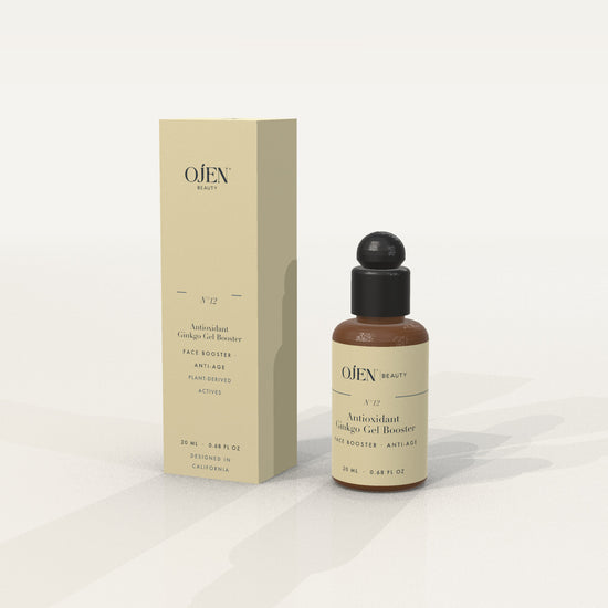 Ojen® N°12 Antioxidant Ginkgo Gel Booster, 20 ml (Amber) — with carton