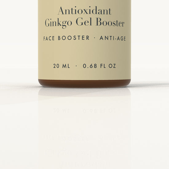Ojen® N°12 Antioxidant Ginkgo Gel Booster, 20 ml (Amber) — label detail