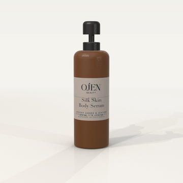 Ojen® N°122 Silk Skin Body Serum, Woody Amber & Leather — front