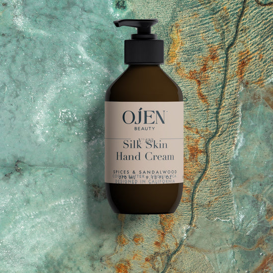 Ojen® N°123 Silk Skin Hand Cream, Spices & Sandalwood — lifestyle