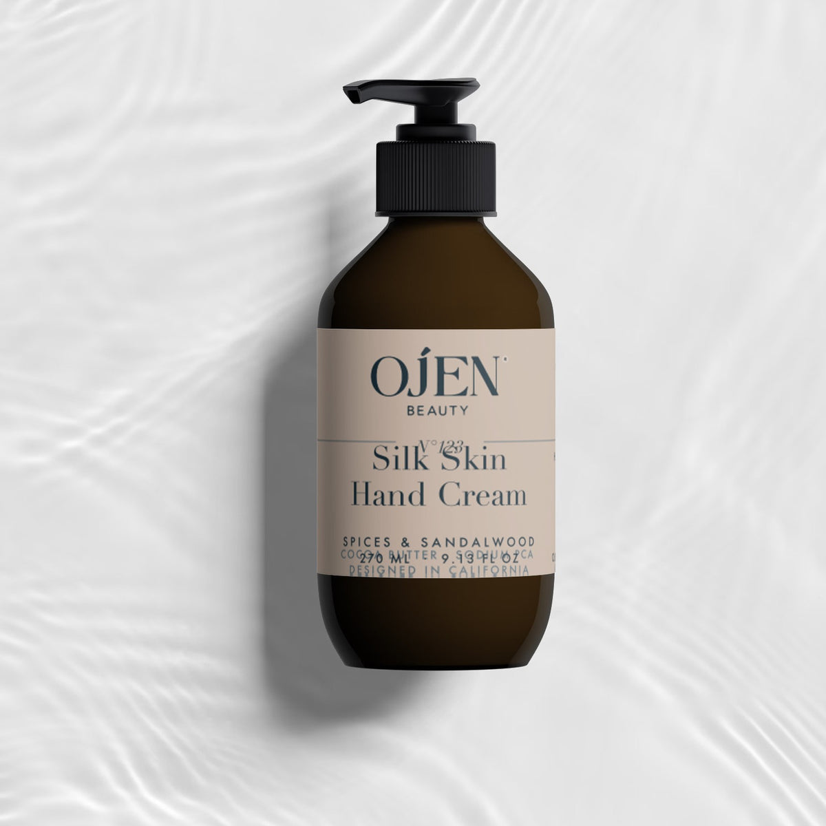 Ojen® N°123 Silk Skin Hand Cream, Spices & Sandalwood — studio