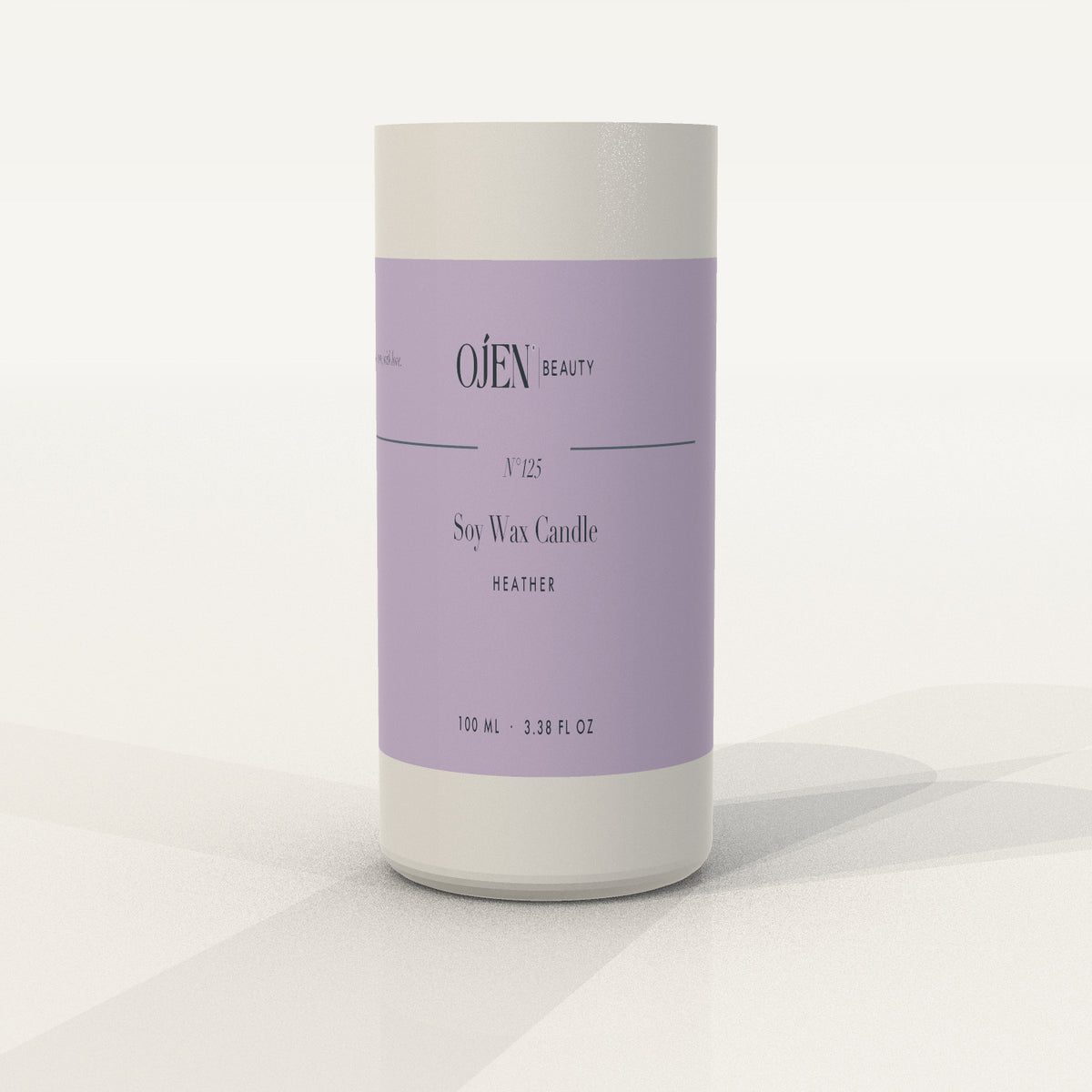 Ojen® N°125 Soy Wax Candle, Heather — front