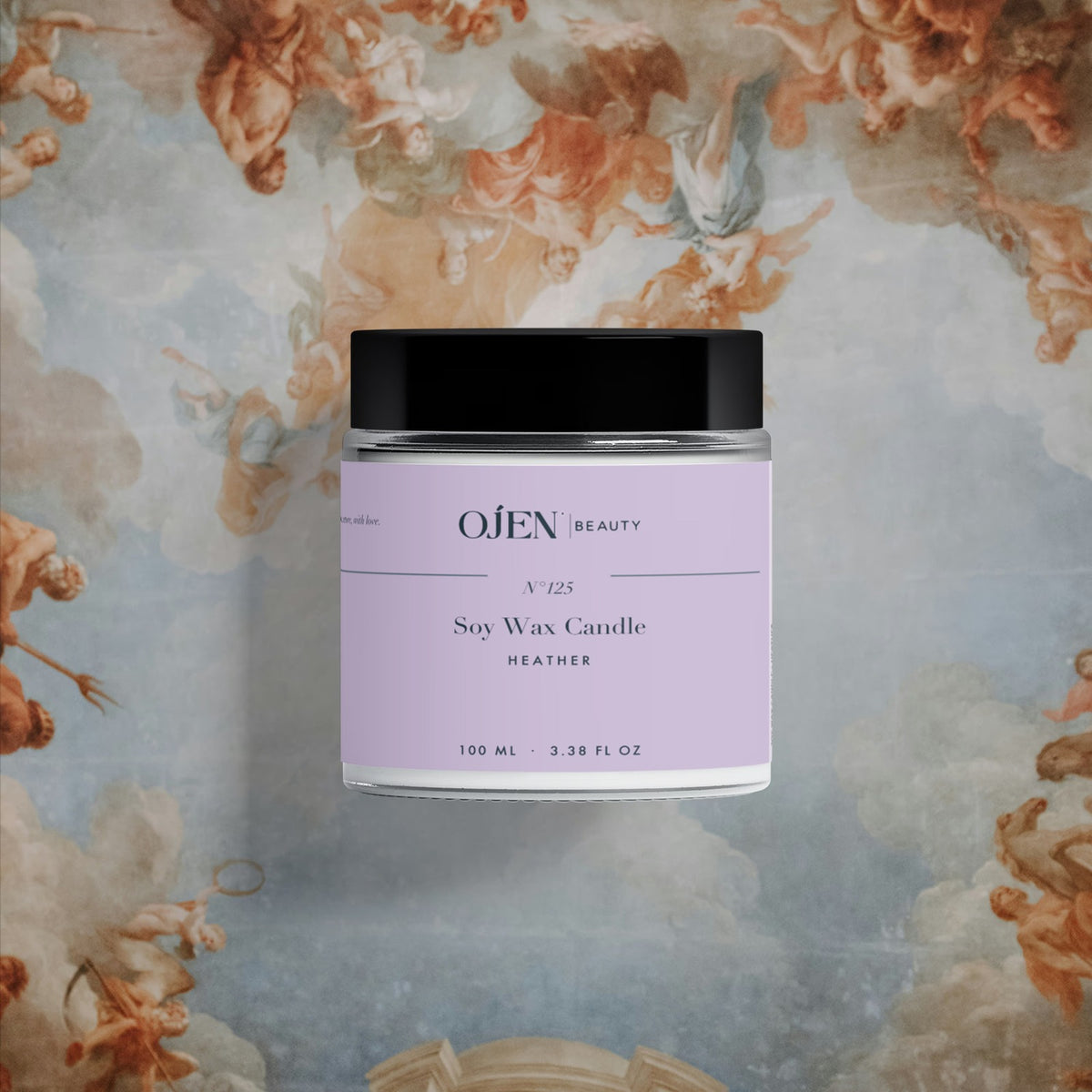 Ojen® N°125 Soy Wax Candle, Heather — lifestyle