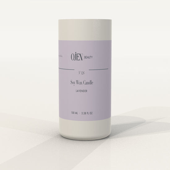 Ojen® N°126 Soy Wax Candle, Lavender — front