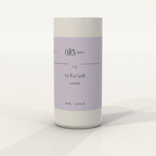 Ojen® N°126 Soy Wax Candle, Lavender — front