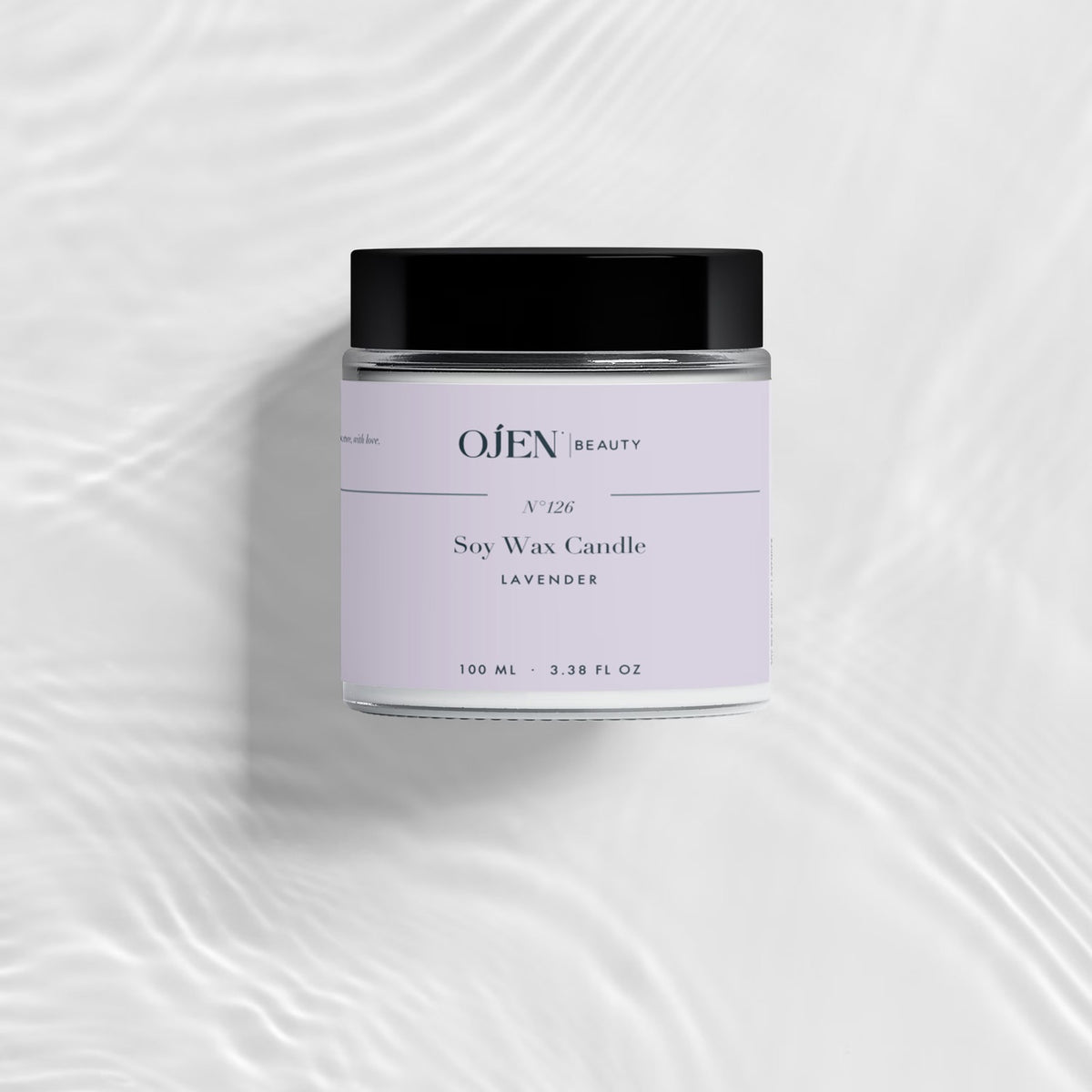 Ojen® N°126 Soy Wax Candle, Lavender — studio