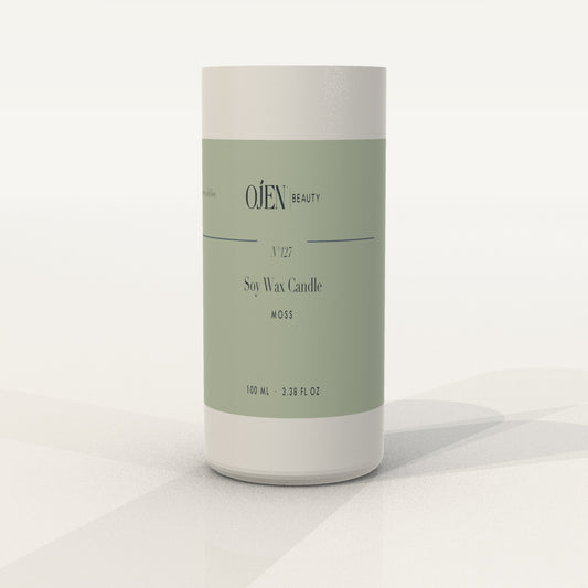 Ojen® N°127 Soy Wax Candle, Moss — front