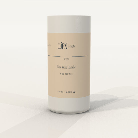 Ojen® N°128 Soy Wax Candle, Wild Flower — front