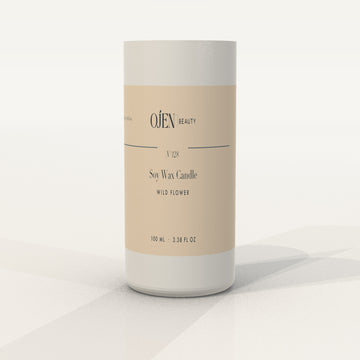 Ojen® N°128 Soy Wax Candle, Wild Flower — front