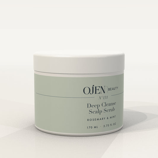 Ojen® N°131 Deep Cleanse Scalp Scrub, Rosemary & Mint — angled view