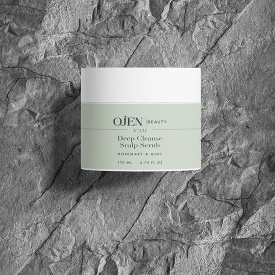 Ojen® N°131 Deep Cleanse Scalp Scrub, Rosemary & Mint — lifestyle