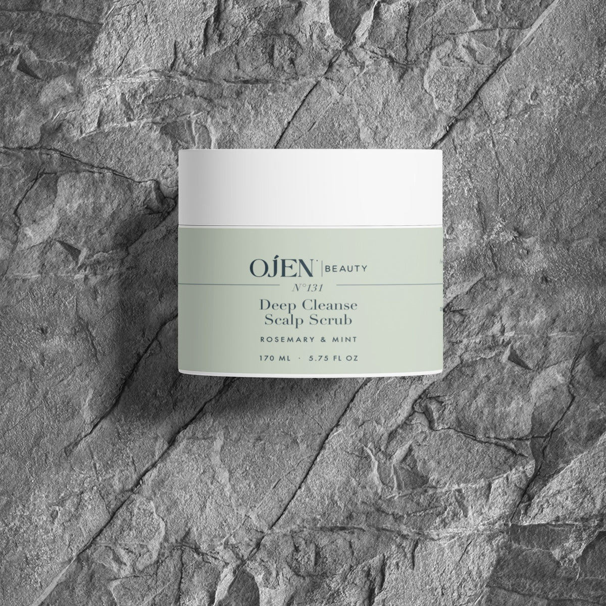 Ojen® N°131 Deep Cleanse Scalp Scrub, Rosemary & Mint — lifestyle
