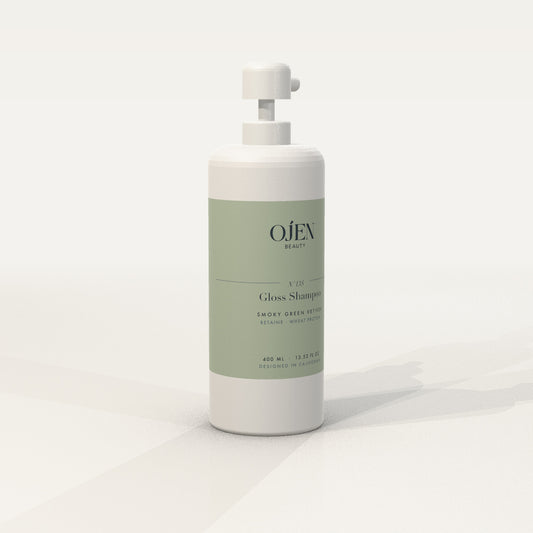 Ojen® N°135 Gloss Shampoo, Smoky Green Vetiver — angled view