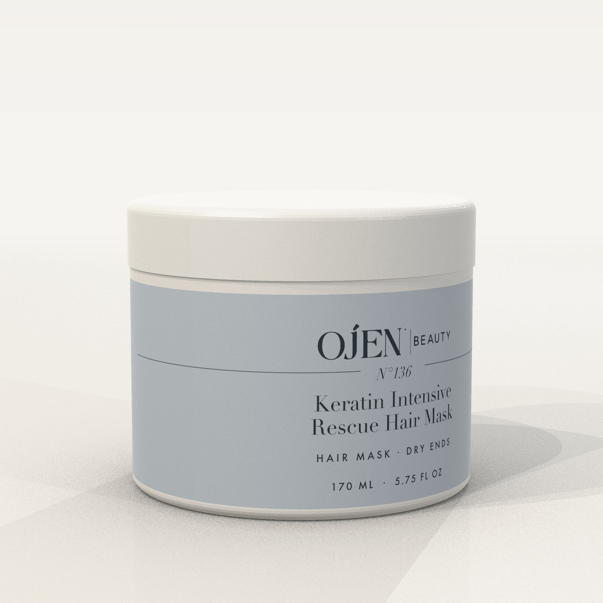 Ojen® N°136 Keratin Intensive Rescue Hair Mask — angled view