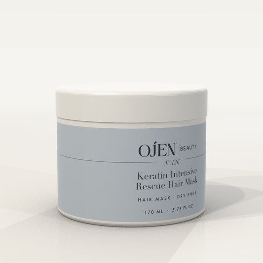 Ojen® N°136 Keratin Intensive Rescue Hair Mask — angled view