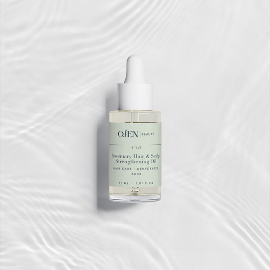 Ojen® N°145 Rosemary Hair & Scalp Strengthening Oil — with its box