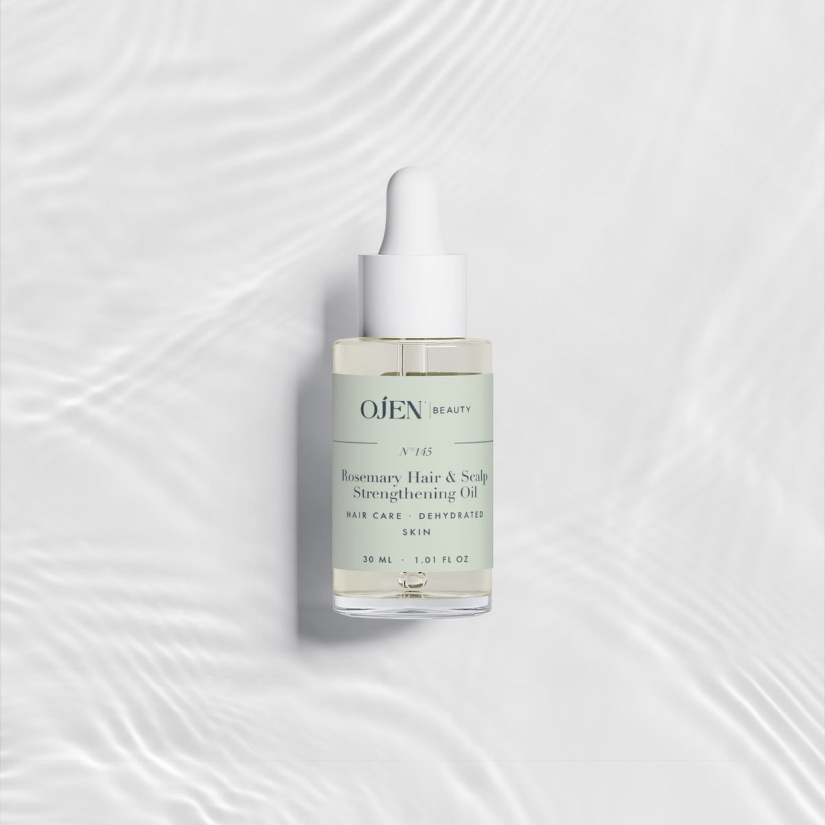 Ojen® N°145 Rosemary Hair & Scalp Strengthening Oil — with its box