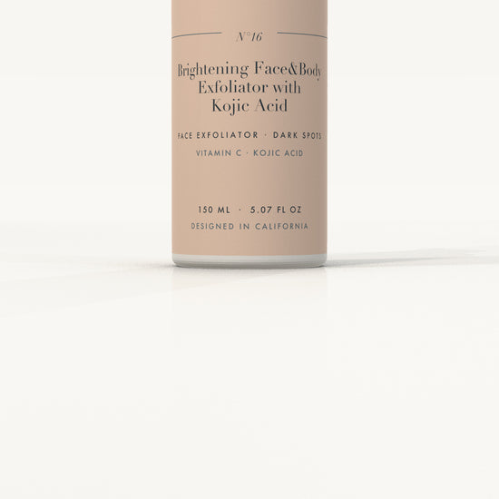 Ojen® N°16 Brightening Face&Body Exfoliator with Kojic Acid — label detail