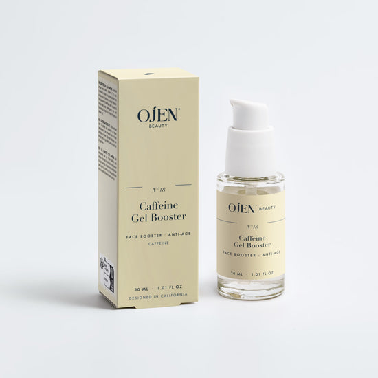 Ojen® N°18 Caffeine Gel Booster, 30 ml — with its box