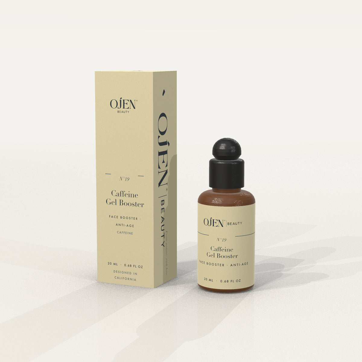 Ojen® N°19 Caffeine Gel Booster, 20 ml (Amber) — with carton