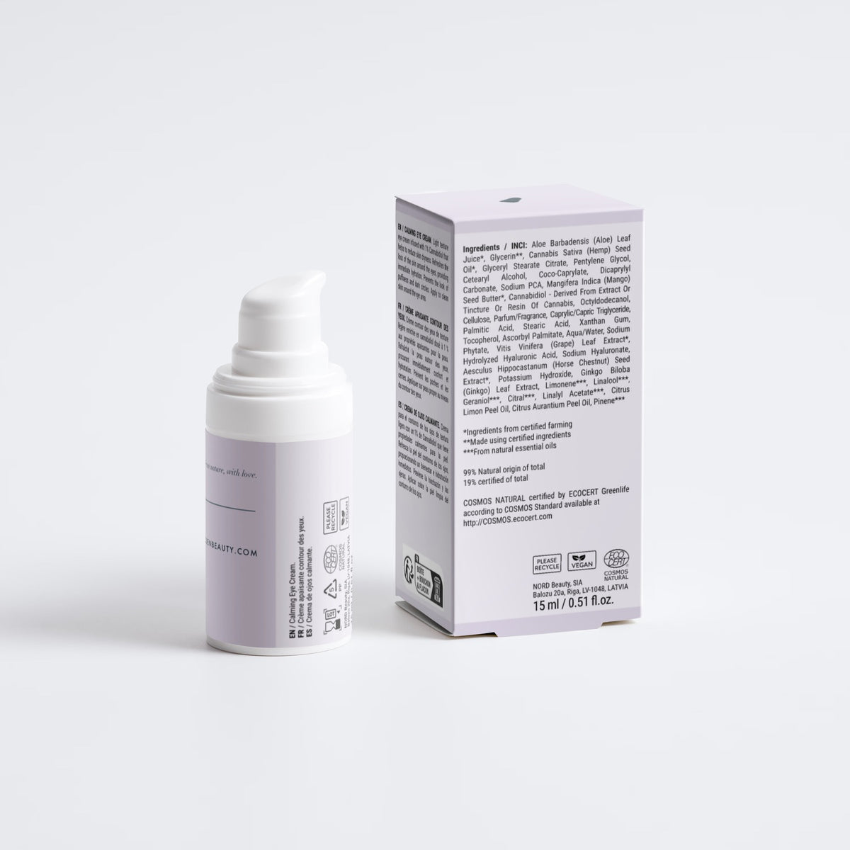 Ojen® N°21 Calming Eye Cream — with its box