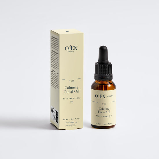 Ojen® N°22 Calming Facial Oil — with its box