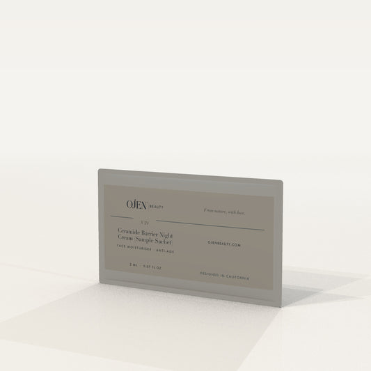 Ojen® N°24 Ceramide Barrier Night Cream (Sample Sachet) — angled view