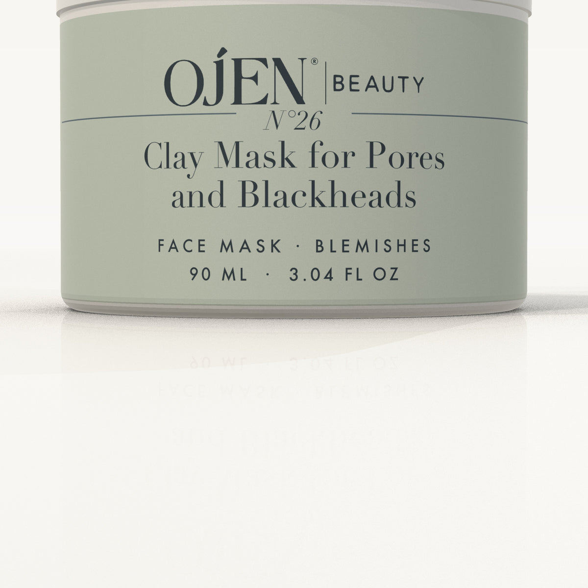 Ojen® N°26 Clay Mask for Pores and Blackheads — label detail