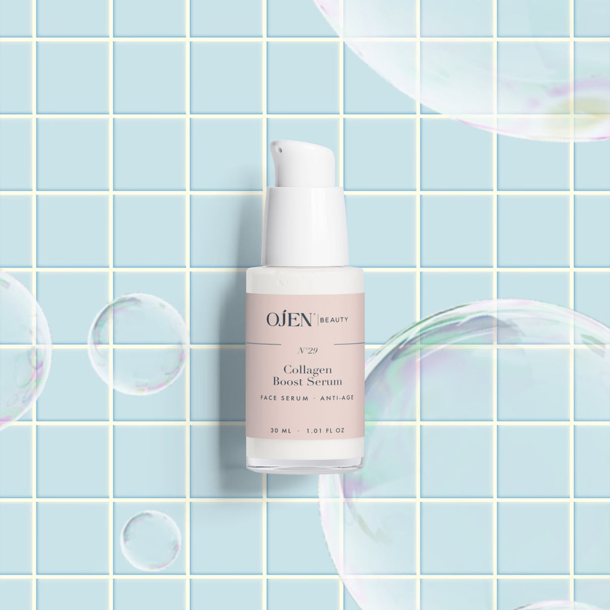 Ojen® N°29 Collagen Boost Serum — with its box