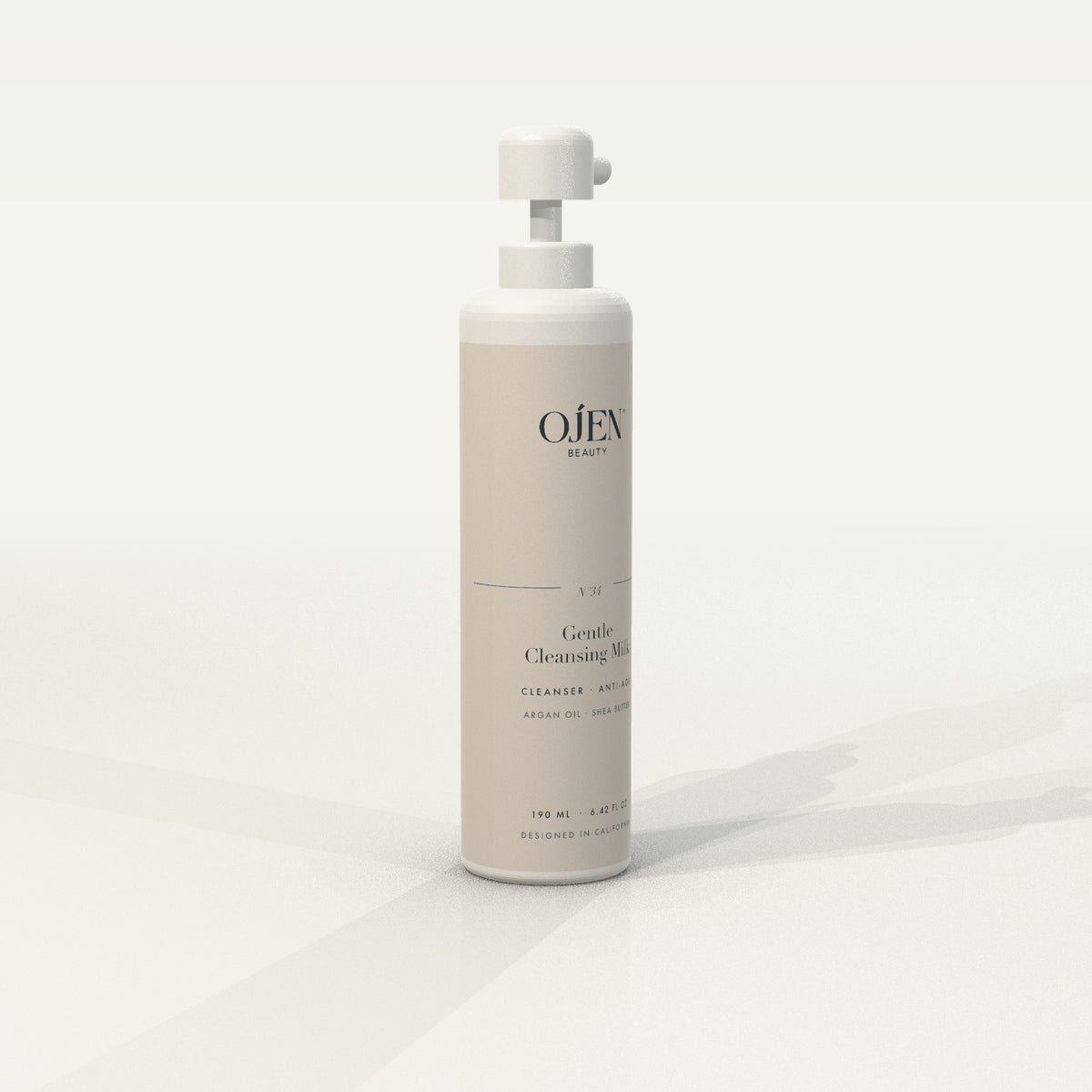 Ojen® N°34 Gentle Cleansing Milk — angled view