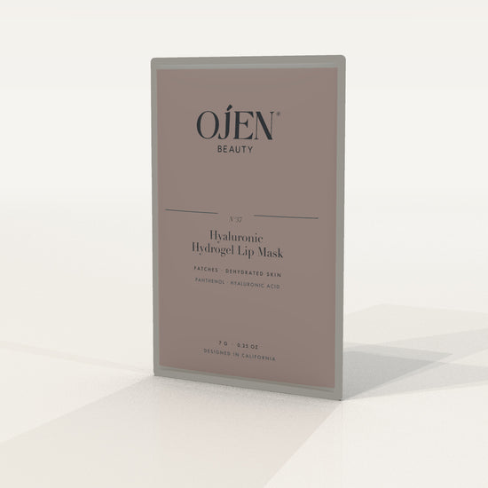 Ojen® N°37 Hyaluronic Hydrogel Lip Mask — angled view