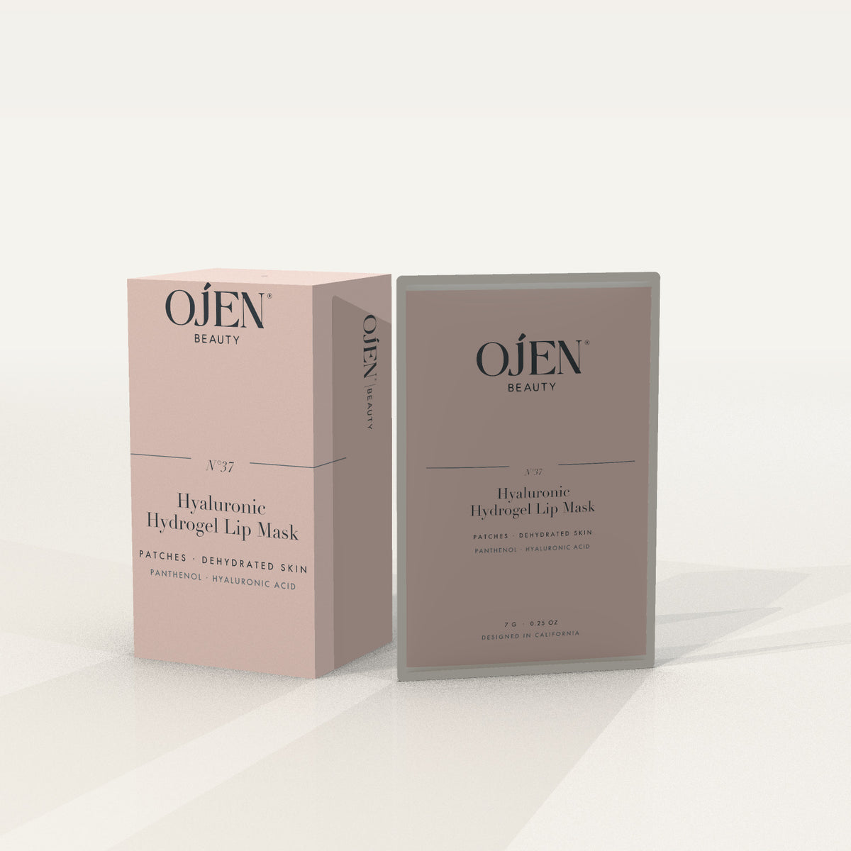 Ojen® N°37 Hyaluronic Hydrogel Lip Mask — with carton
