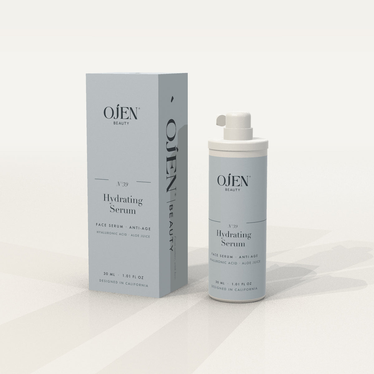 Ojen® N°39 Hydrating Serum (White) — with carton