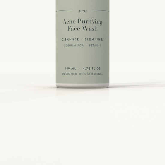 Ojen® N°4 Acne Purifying Face Wash — label detail