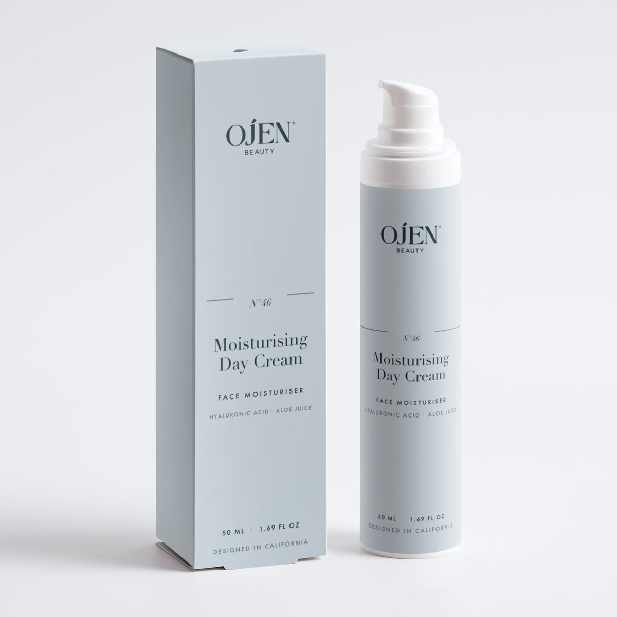 Ojen® N°46 Moisturising Day Cream, 50 ml (White) — with its box