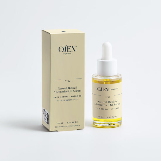 Ojen® N°47 Natural Retinol Alternative Oil Serum — with its box