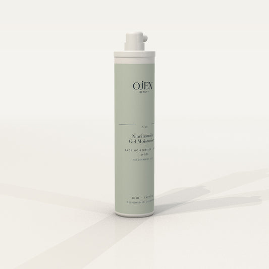 Ojen® N°48 Niacinamide Gel Moisturiser — angled view