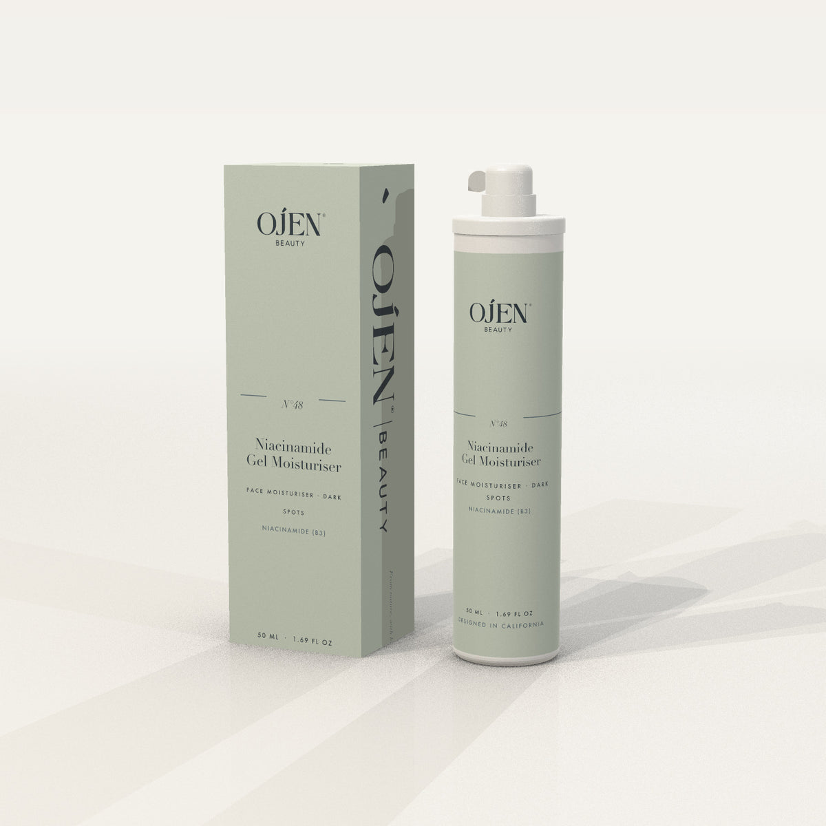 Ojen® N°48 Niacinamide Gel Moisturiser — with carton